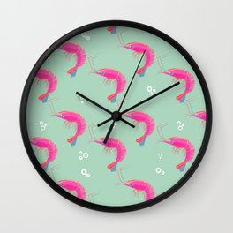 El camarón Wall Clock