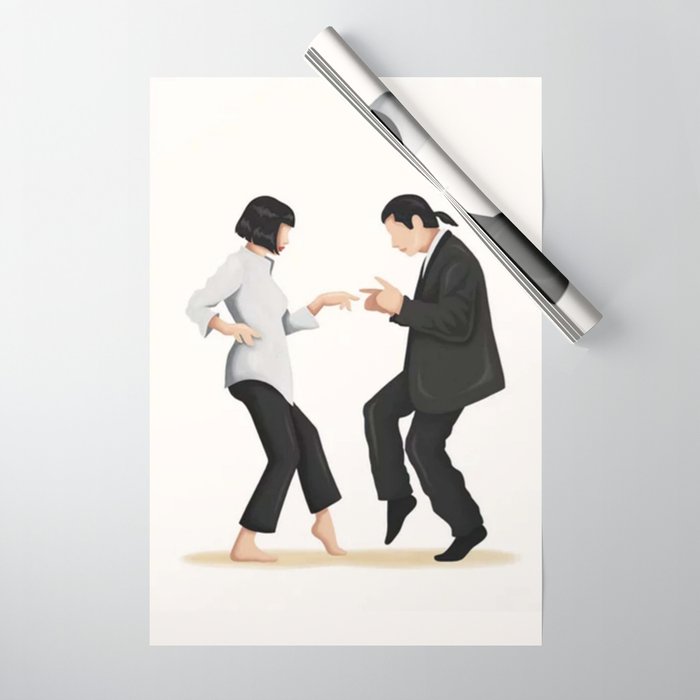 Pulp Fiction Twist Dance Wrapping Paper