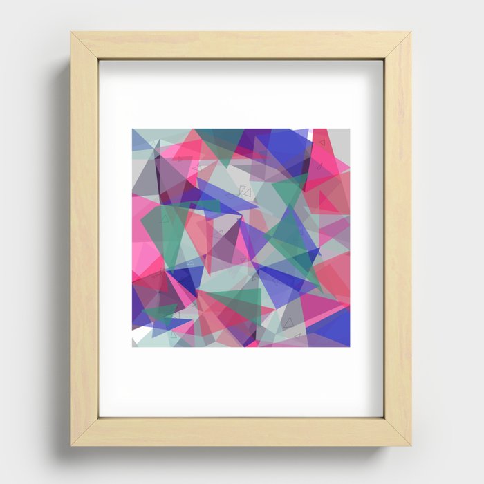 Geometric 2.5 Recessed Framed Print