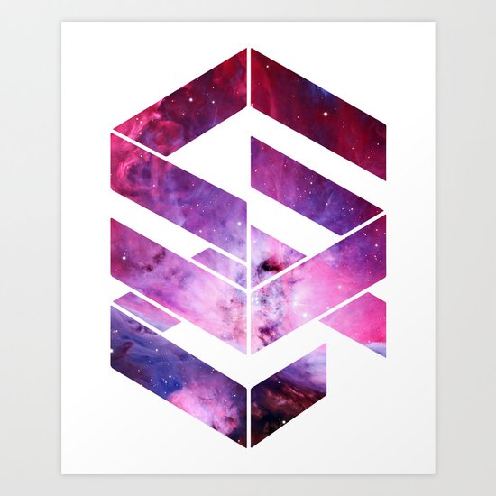 Abstract Space - version 1 Art Print
