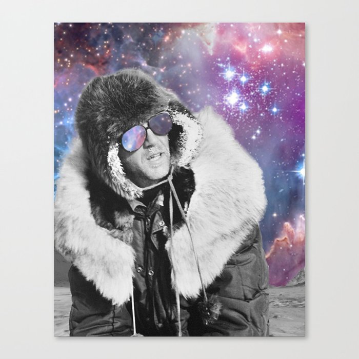 People of the Universe-Space Glasses-Purple Canvas Print
