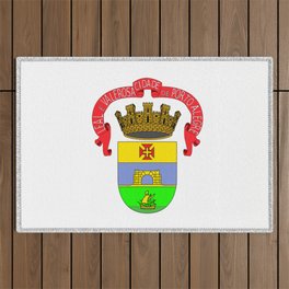 Flag of porto Alegre Outdoor Rug