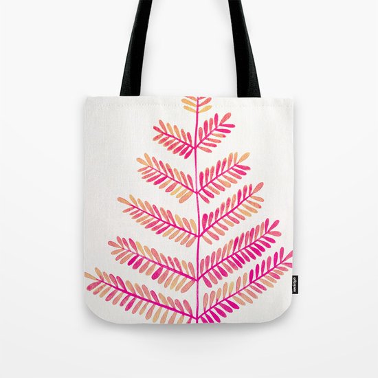 Leaflets – Pink Ombré Palette Tote Bag