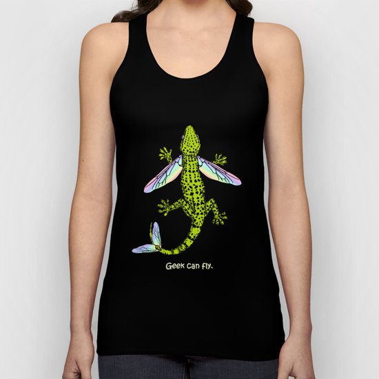 Geek can fly Unisex Tank Top