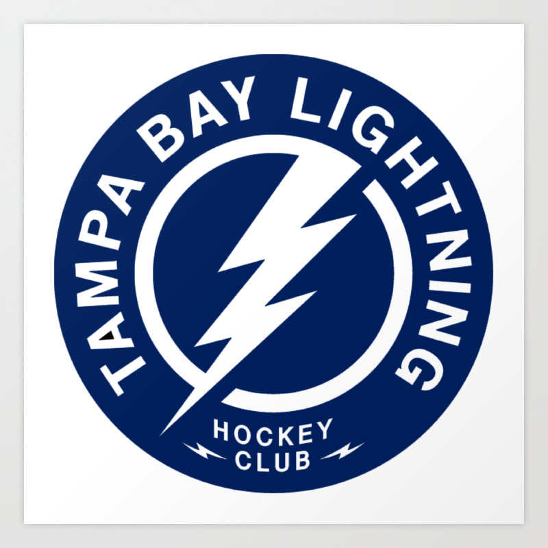 Tampa Bay Logo Print Art Print By Krlosmore Society6