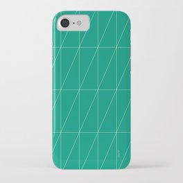 Emerald Triangles by Friztin iPhone Case