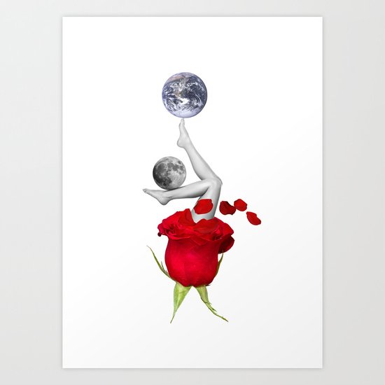 Fleur de peau Art Print
