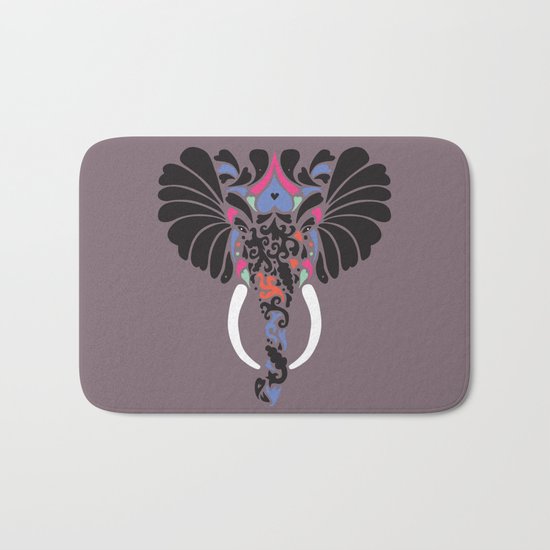 Asian Elephant Bath Mat