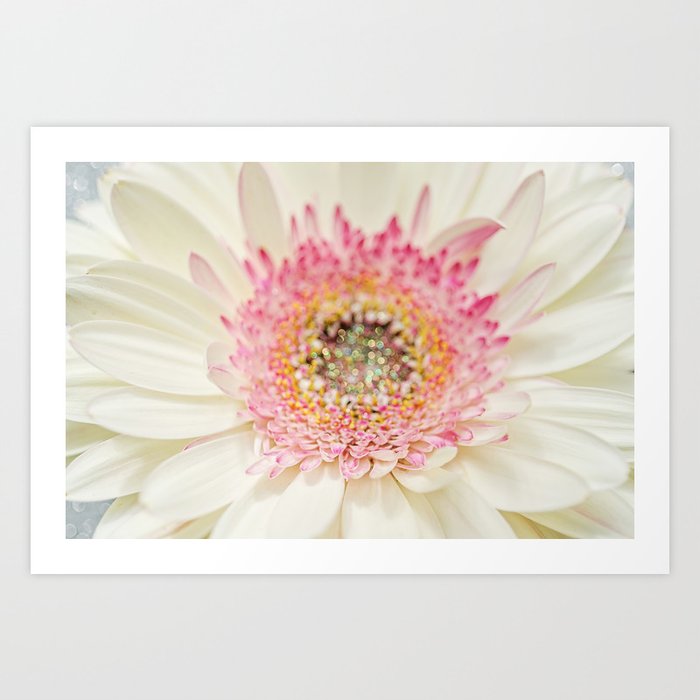 Little Girl Room Decor Wall Art Print Girls Sparkles White