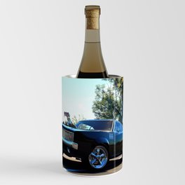 Blown RT Charger black muscle car automobile transportation color photograph / photography poster posters Wine Chiller