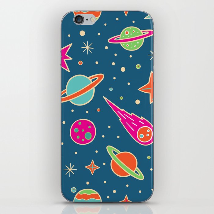 Planet colorful pattern iPhone Skin