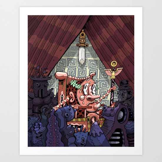 The Sword of Damocles Art Print