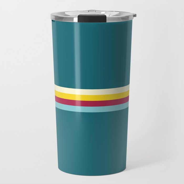 Nerrivik - Classic Retro Stripes Travel Mug