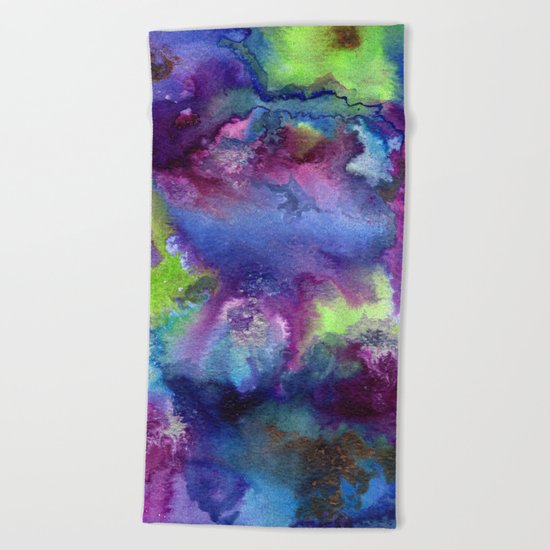Abstract Ink #2 Beach Towel