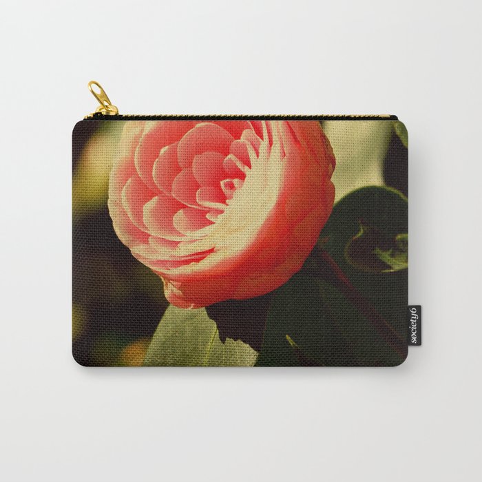 Lovely Rose Flower | Japanese Camellia Carry-All Pouch