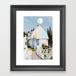 abstract house dream 9a Framed Art Print