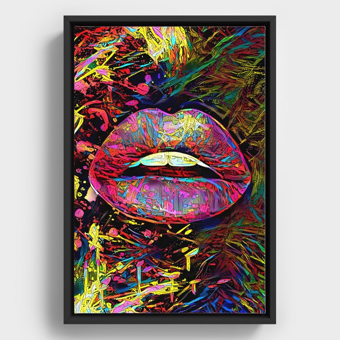 Painting Pop Art Mouth