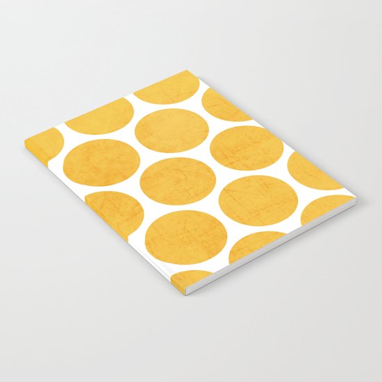 yellow polka dots Notebook