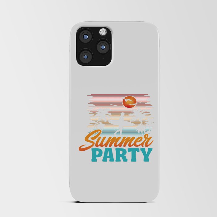 Summer Party iPhone Card Case