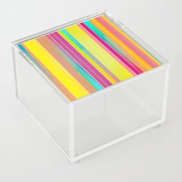 Bright Stripes 2 Acrylic Box