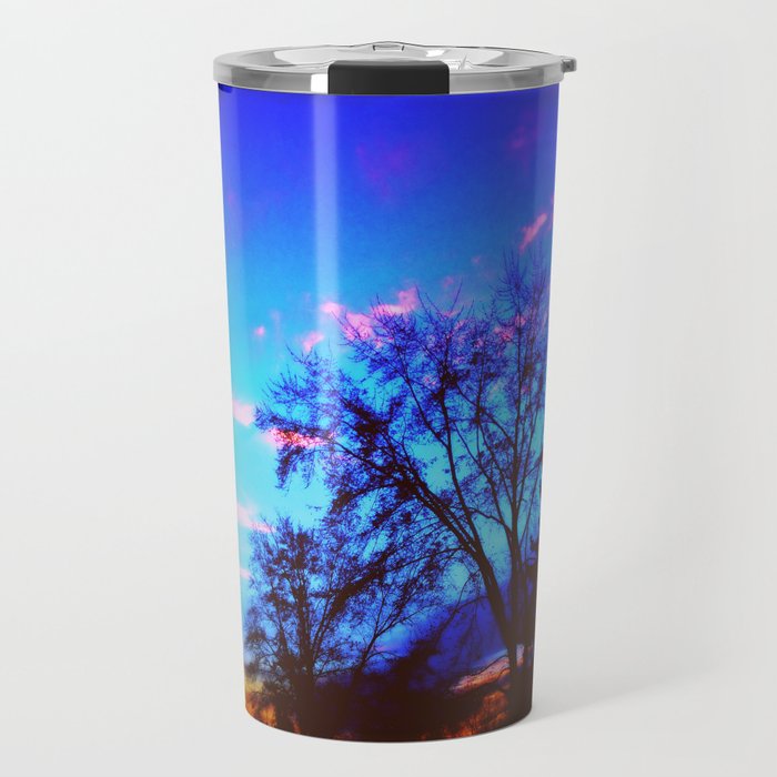 Colorful Sky (vintage) Travel Mug