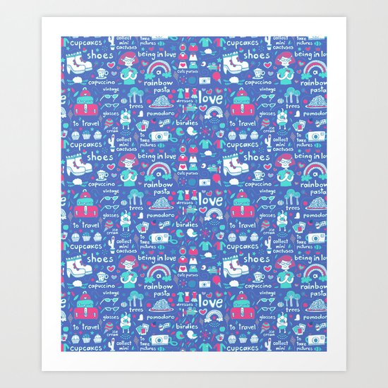 Things I Like... Art Print
