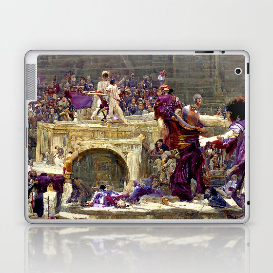 Gladiators in the Colloseum Laptop & iPad Skin