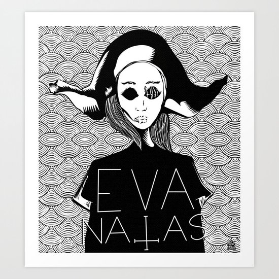 eva natas Art Print