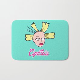 Cynthia Doll Bath Mat | Digital, Doll, Kid, Grunge, 90S, Graphicdesign, Oldschool, Typography, Rugrats, Pastel 