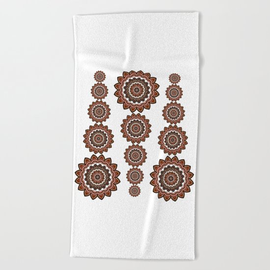 Bohemian Pattern 2 Beach Towel