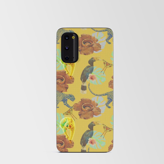 Tropical Rainforest in Yellow Android Card Case