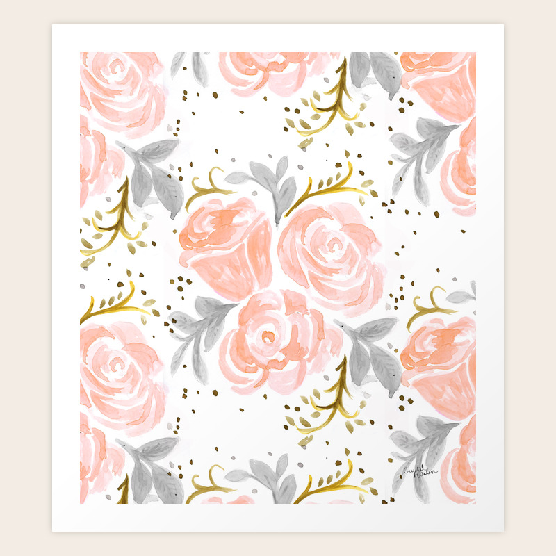 Blush Art Prints | Society6
