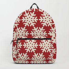 Let it Snow Backpack | Happy, Holidays, Unique, Christmas, White, Scandinavian, Winter, Noel, Red, Xmas 
