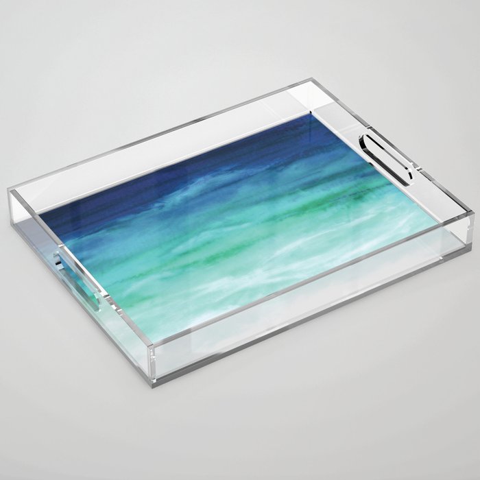 Sea Glass Acrylic Tray