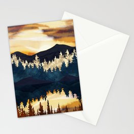 Fall Sunset Stationery Card