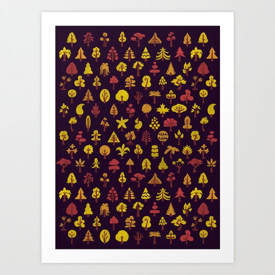 Autumn Mix Art Print