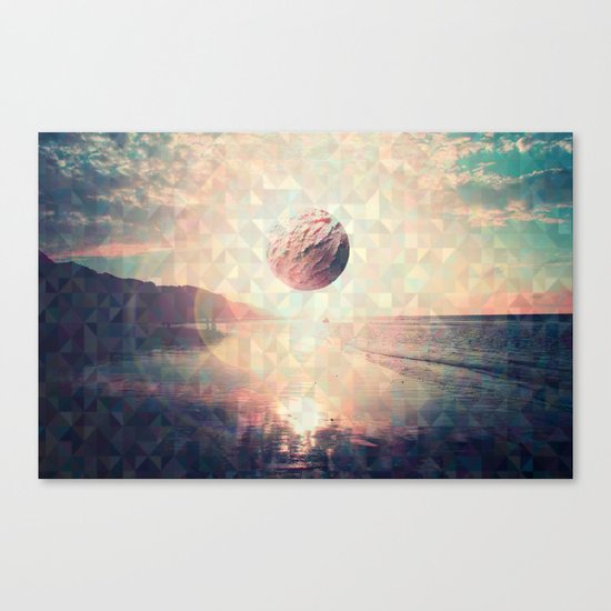 Triangle Sun Canvas Print