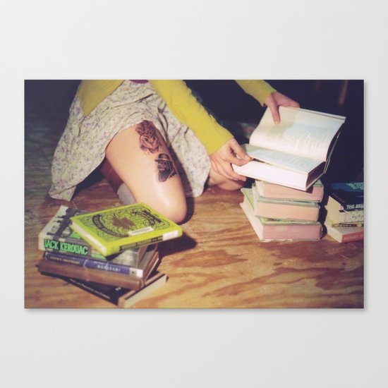 Bookish 04 Canvas Print