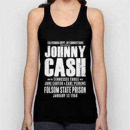Johnny Cash at Folsom Prison T-shirt Tank Top