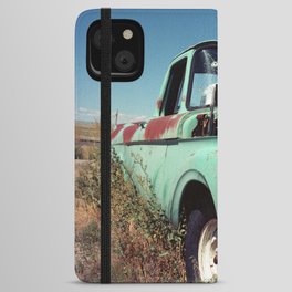 Vintage Green Truck - Utah Desert iPhone Wallet Case