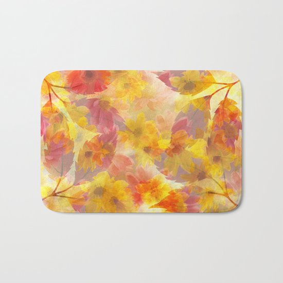 Changing Seasons Abstract Bath Mat