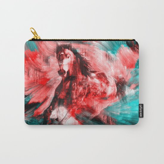 Gold Horse Carry-All Pouch