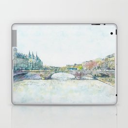La Seine 1, Paris, France, by Jennifer Berdy Laptop & iPad Skin