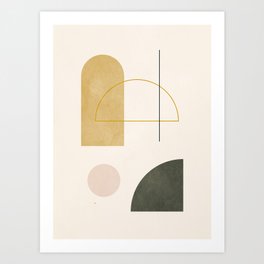 Minimal Geometric 56 Art Print