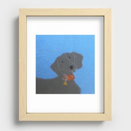 Dog Tag #3 Recessed Framed Print