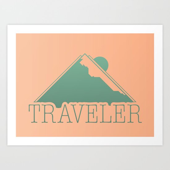 Traveler Art Print