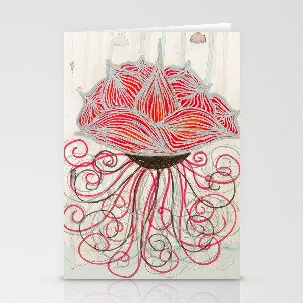Octo-lotus Stationery Cards