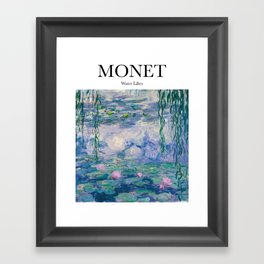 Monet - Water Lilies Framed Art Print