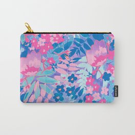 Pastel Watercolor Flowers Carry-All Pouch