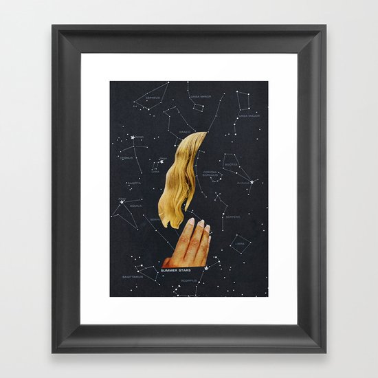 SUMMER STARS Framed Art Print